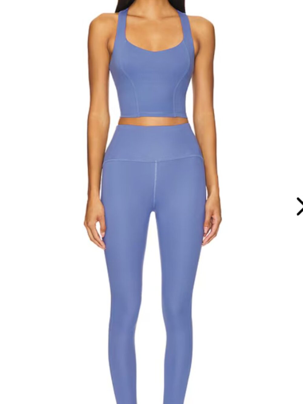 Beyond Yoga Powerbeyond Set Hazy Peri Blue Size S/M